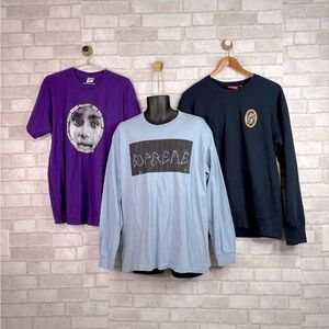 Three Supreme Shirts Crewneck